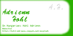 adrienn hohl business card